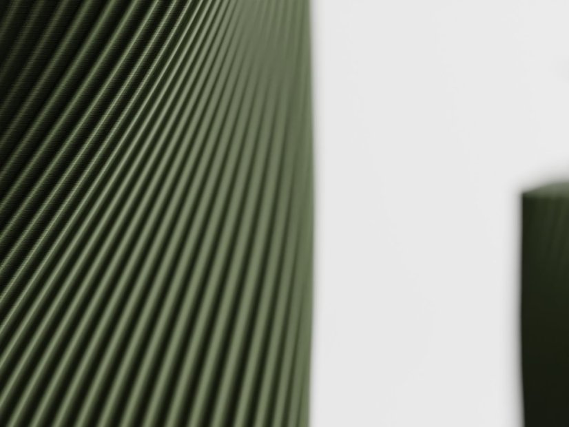 Květináč Twist Linea - Barva: Tmavě zelená - matná - 004, Vnější rozměry: Š 17 x H 17 x V 17 cm