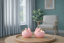 Designový svícen Aura Bunny - Barva: Zelená Mint - matná - 101