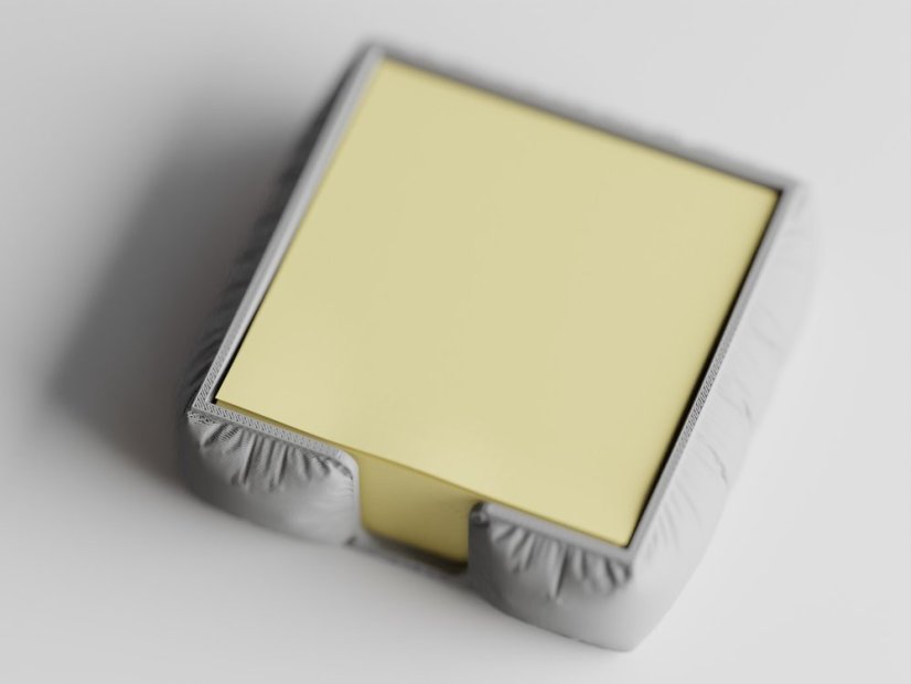 Stylový zásobník na poznámkové bločky Sofo Note - Barva: Šedá - matná - 003