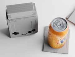 Sada 5ks podtácků RetroSave + úložný box