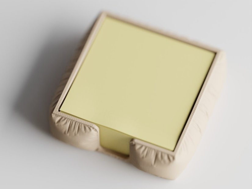 Stylový zásobník na poznámkové bločky Sofo Note - Barva: Béžová - matná - 006