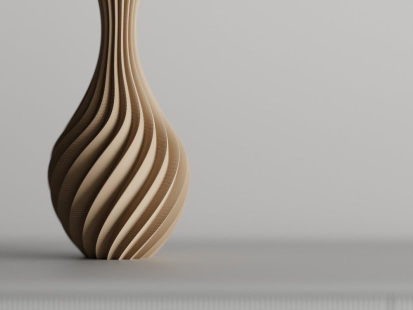 Váza Vortica - Barva: Tmavě červená - matná - 007, Vnější rozměry: Ø 10 × V 20 cm