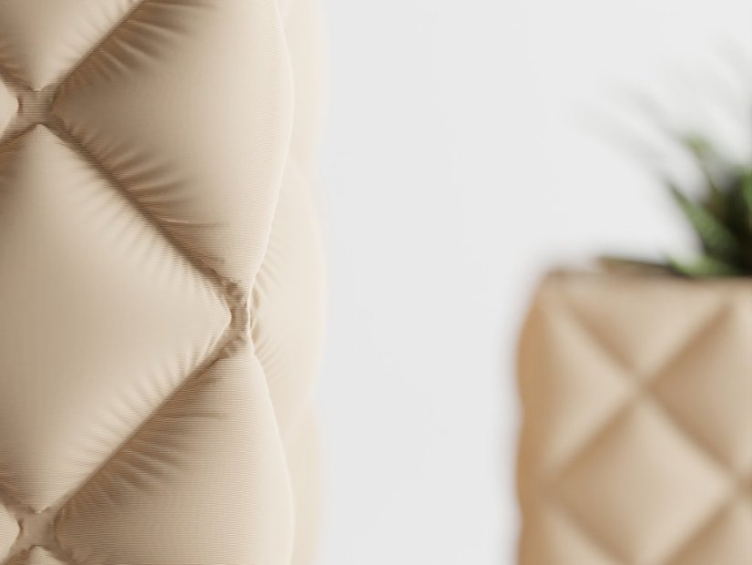 Květináč Soffo Six - Barva: Bílá - matná - 002, Vnější rozměry: Š 9,5 x H 9,5 x V 8 cm