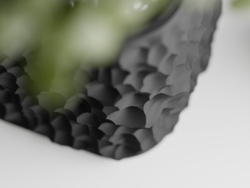 Květináč Terra Forma - Barva: Tmavě zelená - matná - 004, Vnější rozměry: Š 10 x H 10 x V 9 cm