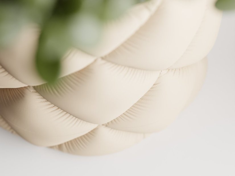 Květináč Soffo Drip Wall - Barva: Tmavě červená - matná - 007, Vnější rozměry: Ø 14,5 × V 12,5 cm