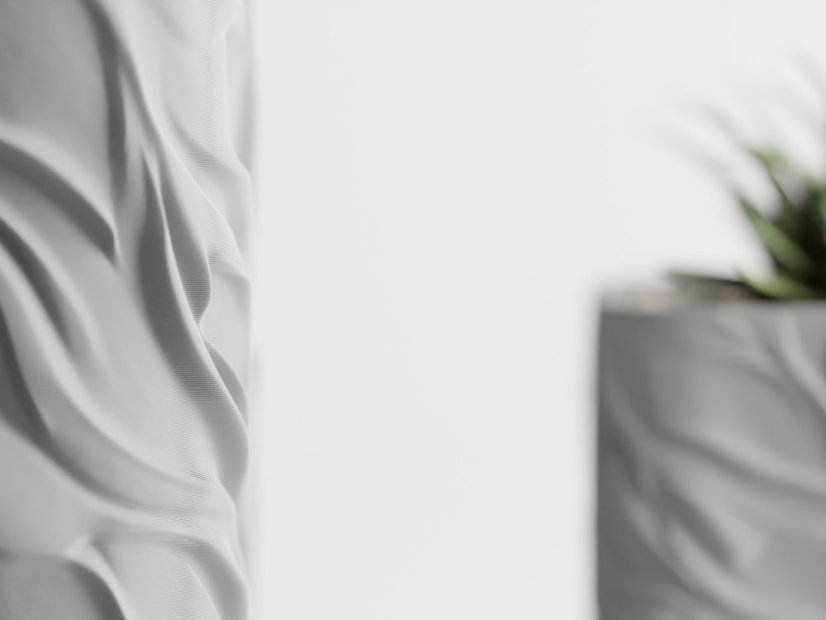 Květináč Zephyra - Barva: Tmavě červená - matná - 007, Vnější rozměry: Š 9 x H 9 x V 9 cm