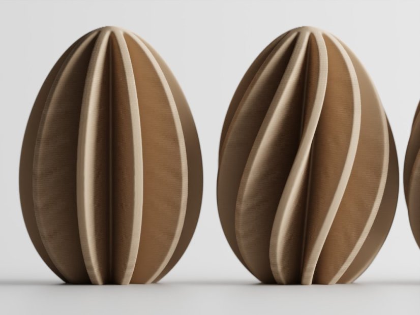 Velikonoční vejce Aurelline - dekorační - Barva: Růžová Candy - matná - 102, Vyberte číslo: 1, Varianta: Volně stojící (plné)