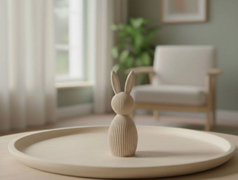 Velikonoční zajíček Bunny Linea - Barva: Růžová Candy - matná - 102