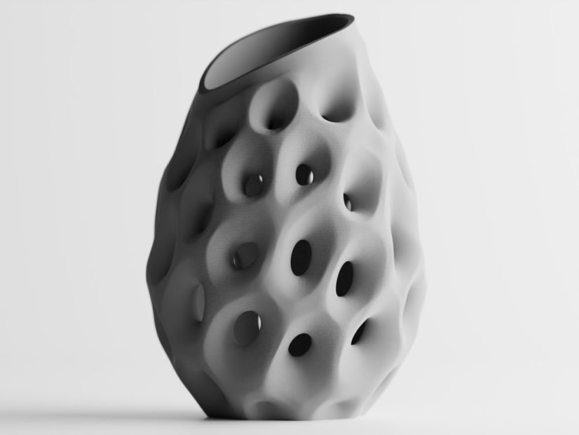 Váza Pora - Barva: Tmavě zelená - matná - 004, Výška: 20 cm