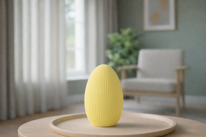 Dekorační vejce Linear - Barva: Zelená Mint - matná - 101