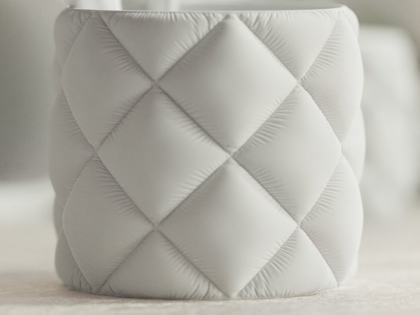 Kulatý organizér Soffo - Barva: Bílá - matná - 002