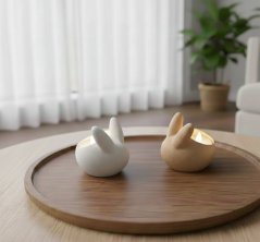 Designový svícen Aura Bunny