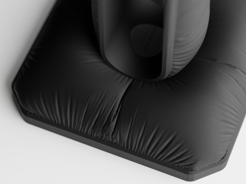 Stojánek na sluchátka Soffo Dock - Barva: Tmavě červená - matná - 007, Design: Bez misky