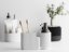 Elegantní oválný organizér Duova Oval - Barva: Bílá - matná - 002