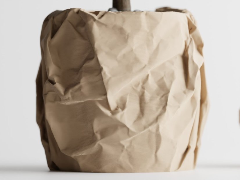 Květináč Crumple Round - Barva: Šedá - matná - 003, Vnější rozměry: Ø 14,5 × V 14 cm