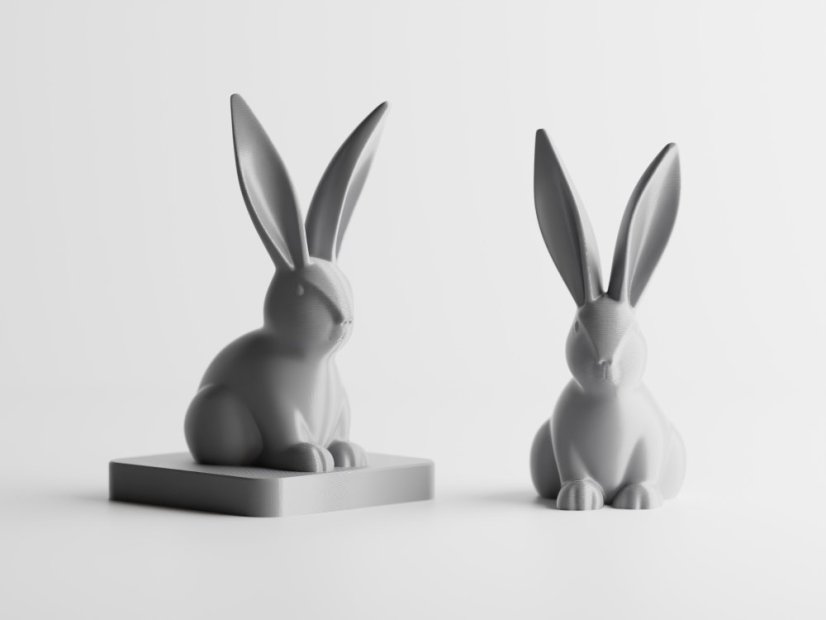 Velikonoční zajíc Hoppelis (na dozdobení) - Barva: Stříbrná - 024, Varianta: Samostatný zajíc