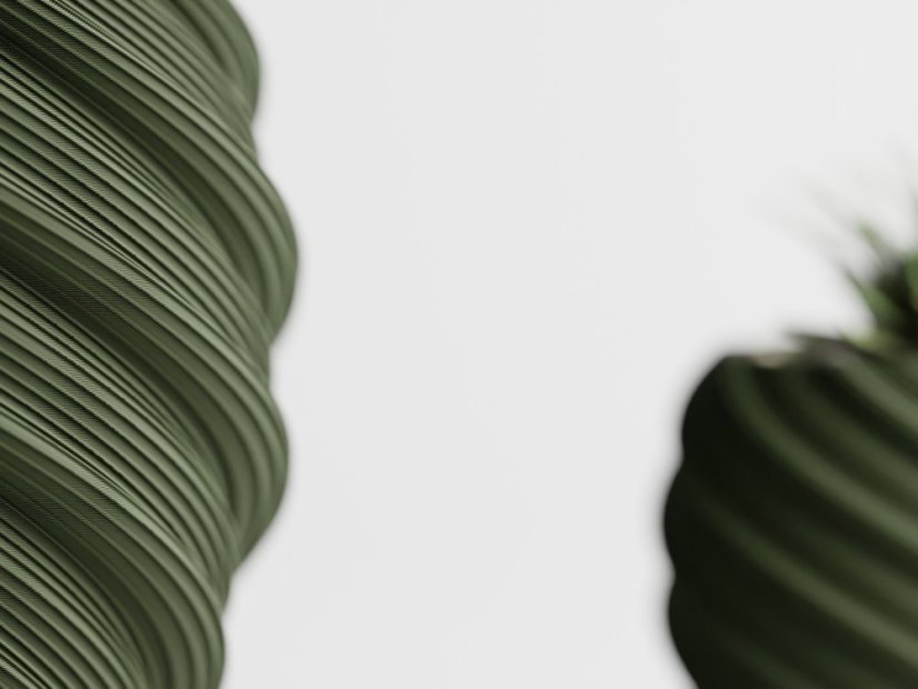 Květináč Spirallo - Barva: Tmavě modrá - matná - 008, Vnější rozměry: Ø 12 × V 11 cm