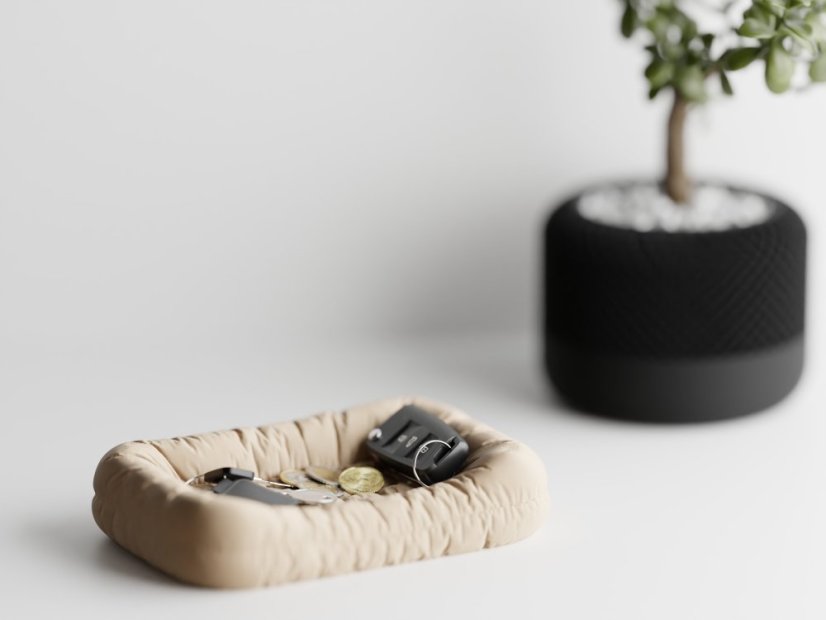 Key Couch – stylový organizér do předsíně ! - Barva: Tmavě zelená - matná - 004