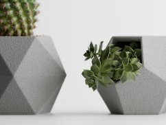 Geo Trio set květináčů