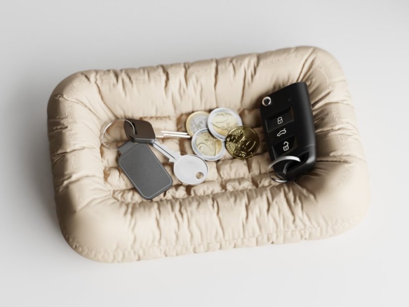 Key Couch – stylový organizér do předsíně ! - Barva: Tmavě zelená - matná - 004