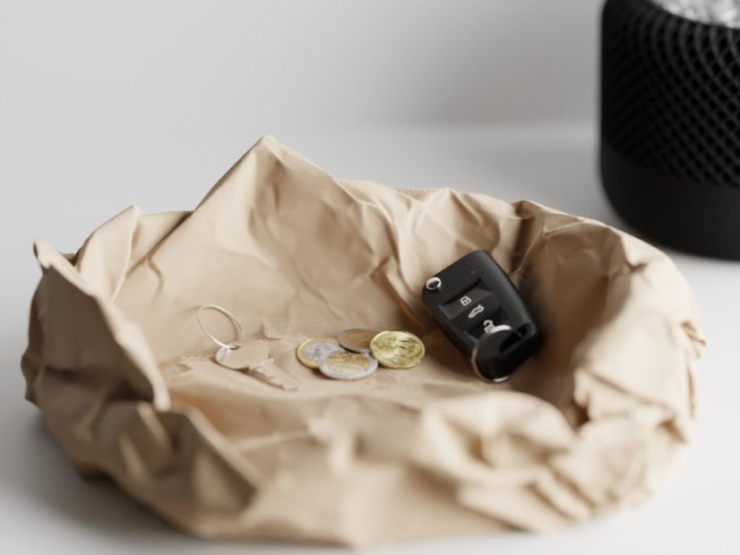 Soffo Crumple – stylový organizér - Barva: Černá - matná - 001