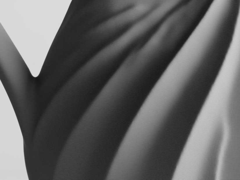 Stylová konev Xenovessel - Barva: Šedá - matná - 003, Výška: 21 cm (objem 1L)