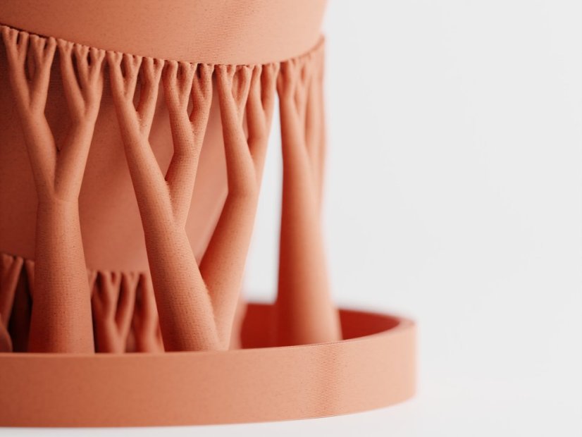 Květináč Organic One - Barva: Tmavě modrá - matná - 008, Vnější rozměry: Ø 15 × V 12 cm