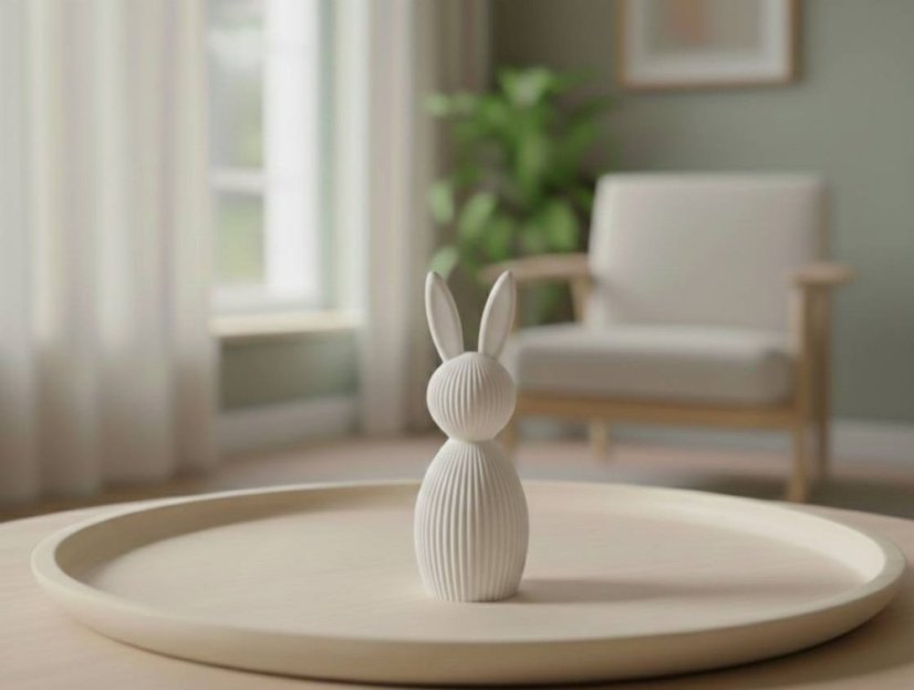 Velikonoční zajíček Bunny Linea - Barva: Růžová Candy - matná - 102