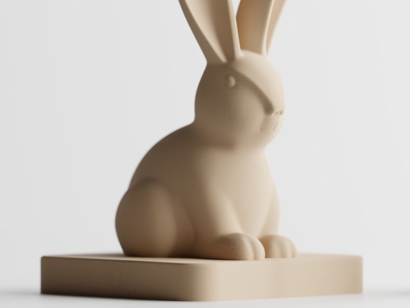 Velikonoční zajíc Hoppelis (na dozdobení) - Barva: Béžová - matná - 006, Varianta: Samostatný zajíc