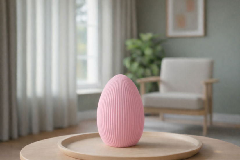 Dekorační vejce Linear - Barva: Zelená Mint - matná - 101