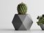 Geo Trio set květináčů - Barva: Tmavě zelená - matná - 004