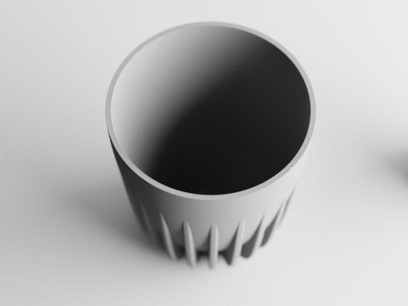 Květináč Aurea - Barva: Tmavě červená - matná - 007, Vnější rozměry: Ø 10,5 × V 12 cm