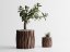 Květináč Wavy Tree - Barva: Šedá - matná - 003, Vnější rozměry: Ø 10,5 × V 10 cm