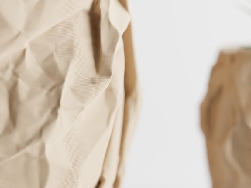 Květináč Crumple Round - Barva: Šedá - matná - 003, Vnější rozměry: Ø 17,5 × V 16,5 cm