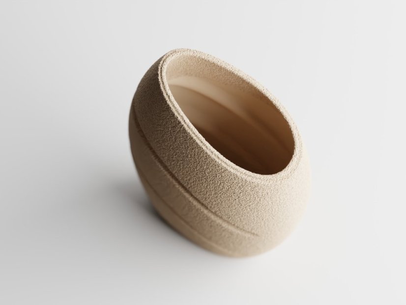 Váza Diara - Barva: Hnědá - matná - 005