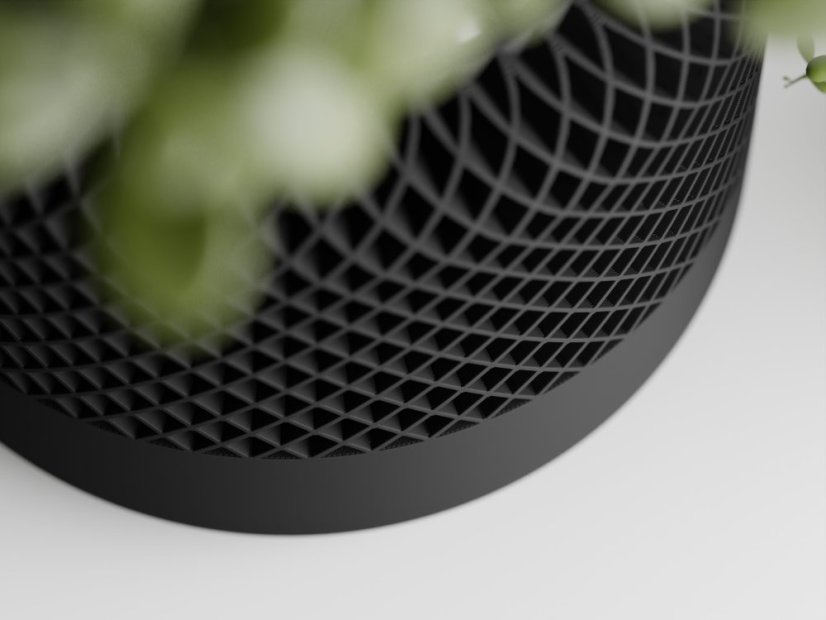 Květináč Home Classic - Barva: Bílá - matná - 002, Vnější rozměry: Ø 8 × V 6 cm