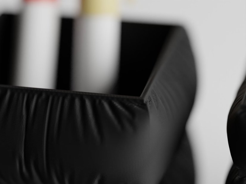 Set organizérů na psací potřeby Soffo Duo Pen - Barva: Tmavě zelená - matná - 004