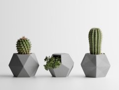 Geo Trio set květináčů