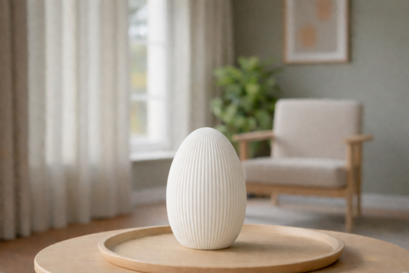 Dekorační vejce Linear - Barva: Zelená Mint - matná - 101