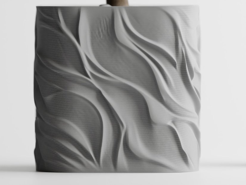 Květináč Zephyra - Barva: Tmavě červená - matná - 007, Vnější rozměry: Š 9 x H 9 x V 9 cm