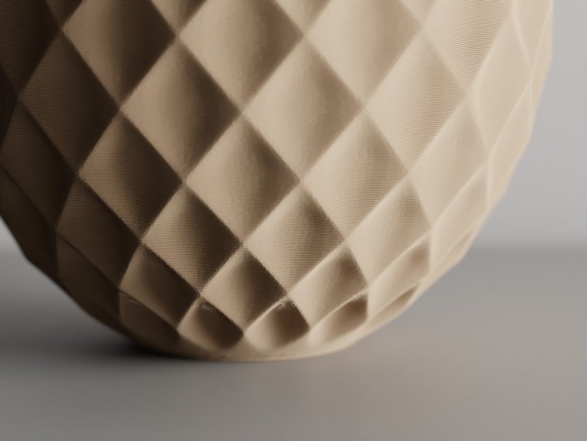 Váza Vasura - Barva: Cihlová - 020, Vnější rozměry: Ø 12 × V 14 cm